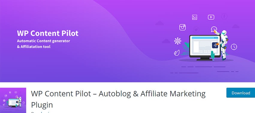 WP Content Pilot – Autoblog & Affiliate Marketing Plugin