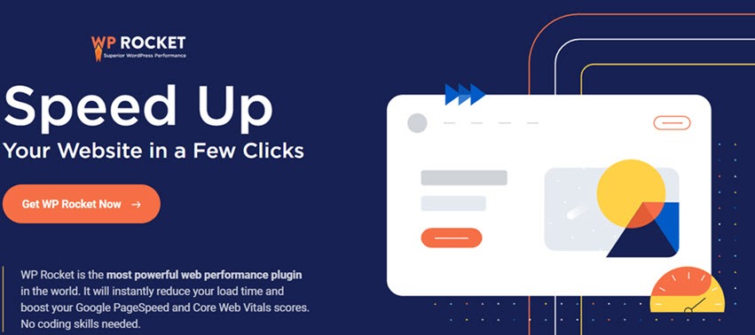 WP ROCKET Speed UP Your Website In A Few Clicks