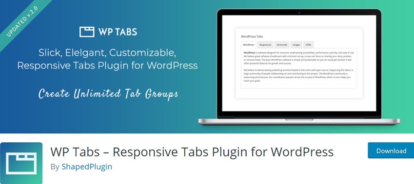 WP Tabs – Responsive Tabs Plugin for WordPress