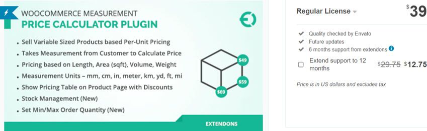 WooCommerce Measurement Price Calculator Plugin