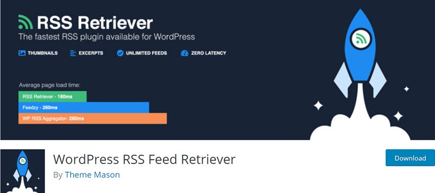 WordPress RSS Feed Retriever