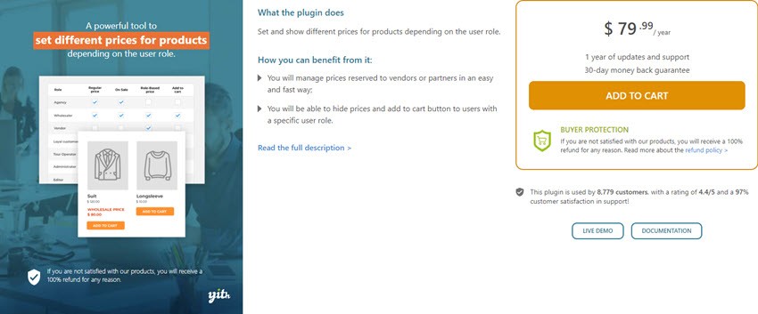 YITH WooCommerce Role Based Prices