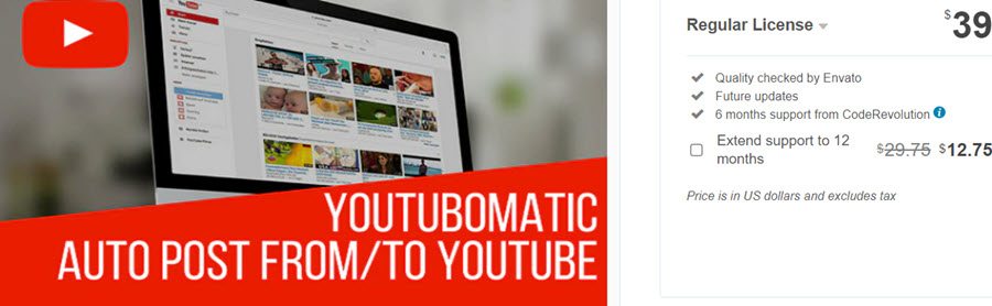 Youtubomatic Automatic Post Generator and YouTube Auto Poster Plugin for WordPress