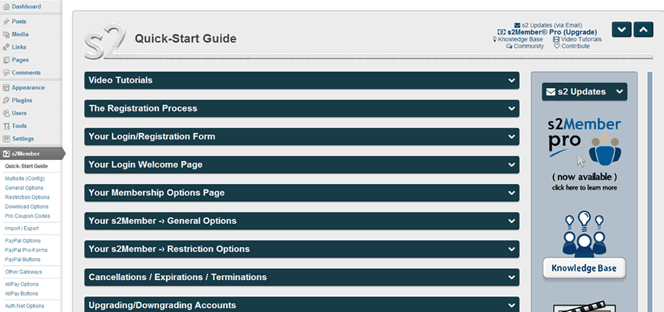 s2Member Quick-Start Guide