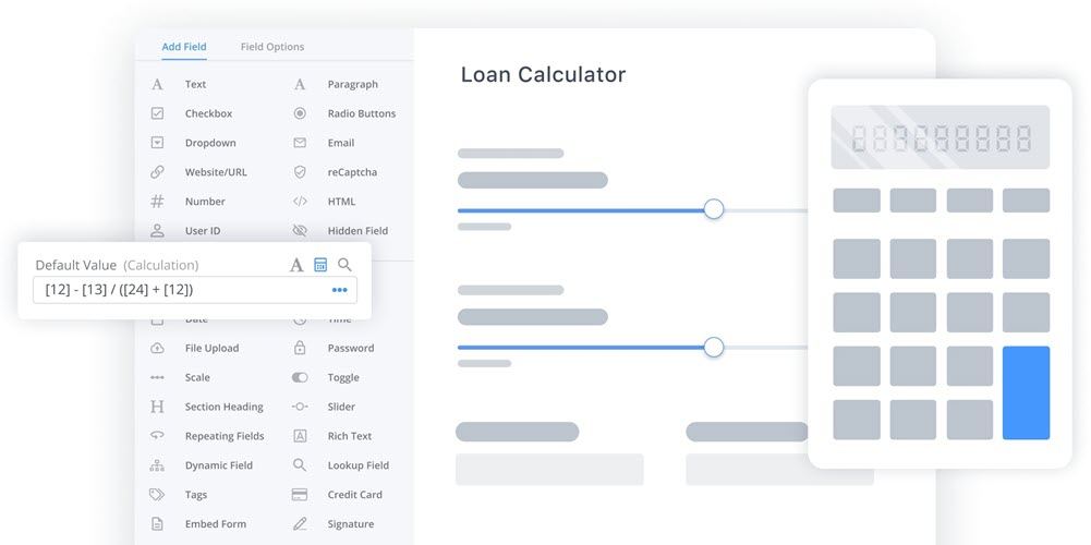 wordpress calculator plugin Screenshot