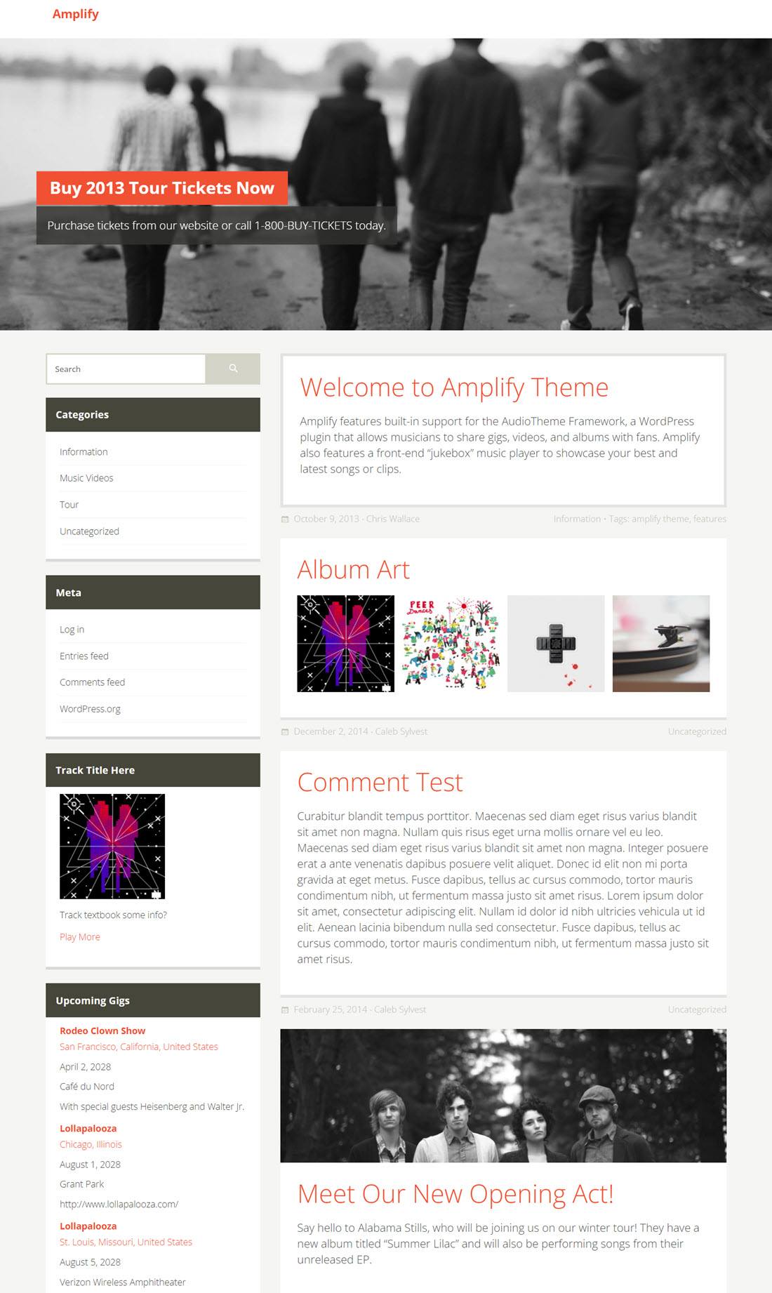 Amplify Podcast Theme For wordPress Screenshot