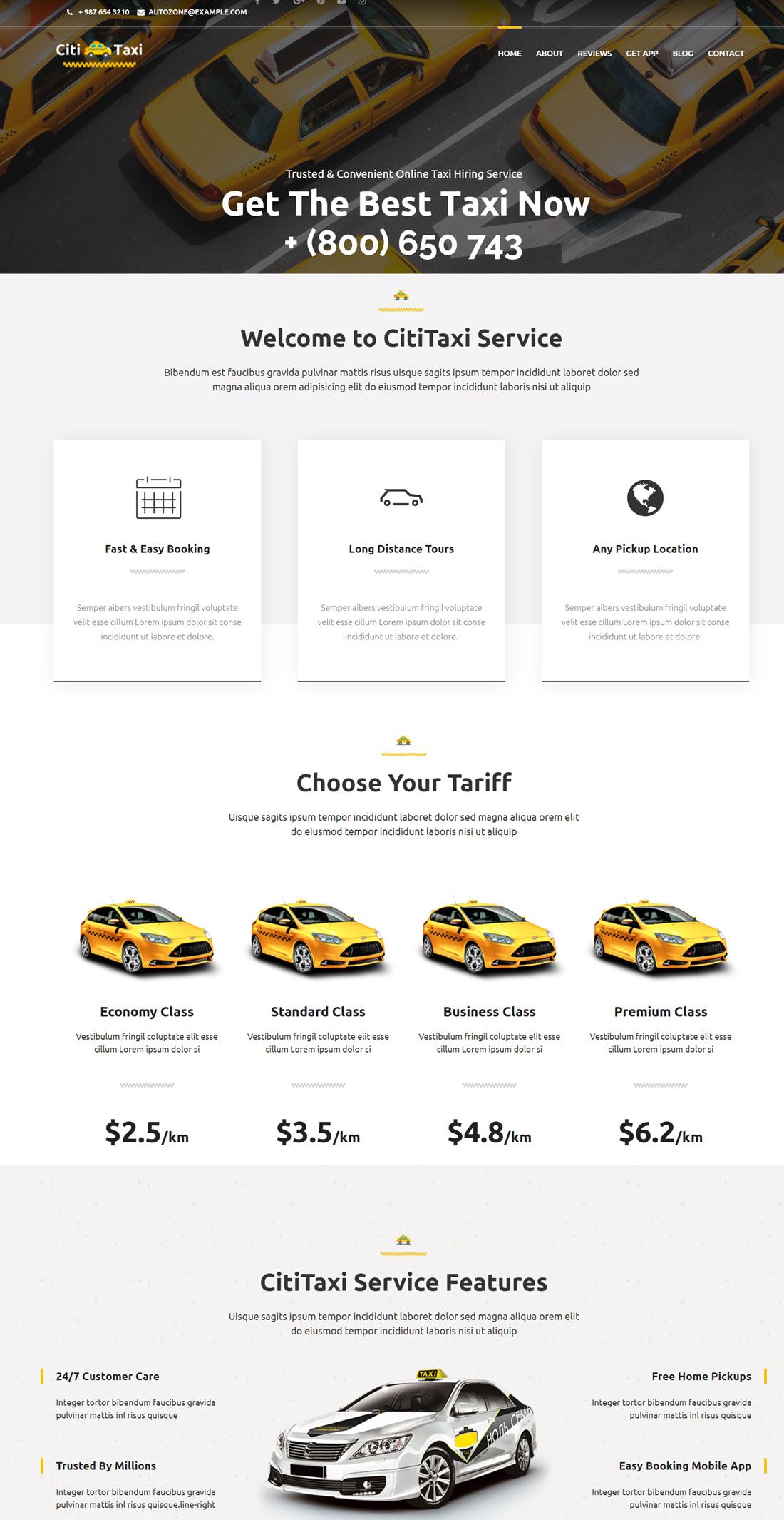 Autozone Auto Dealer & Car Rental Theme ScreenShot