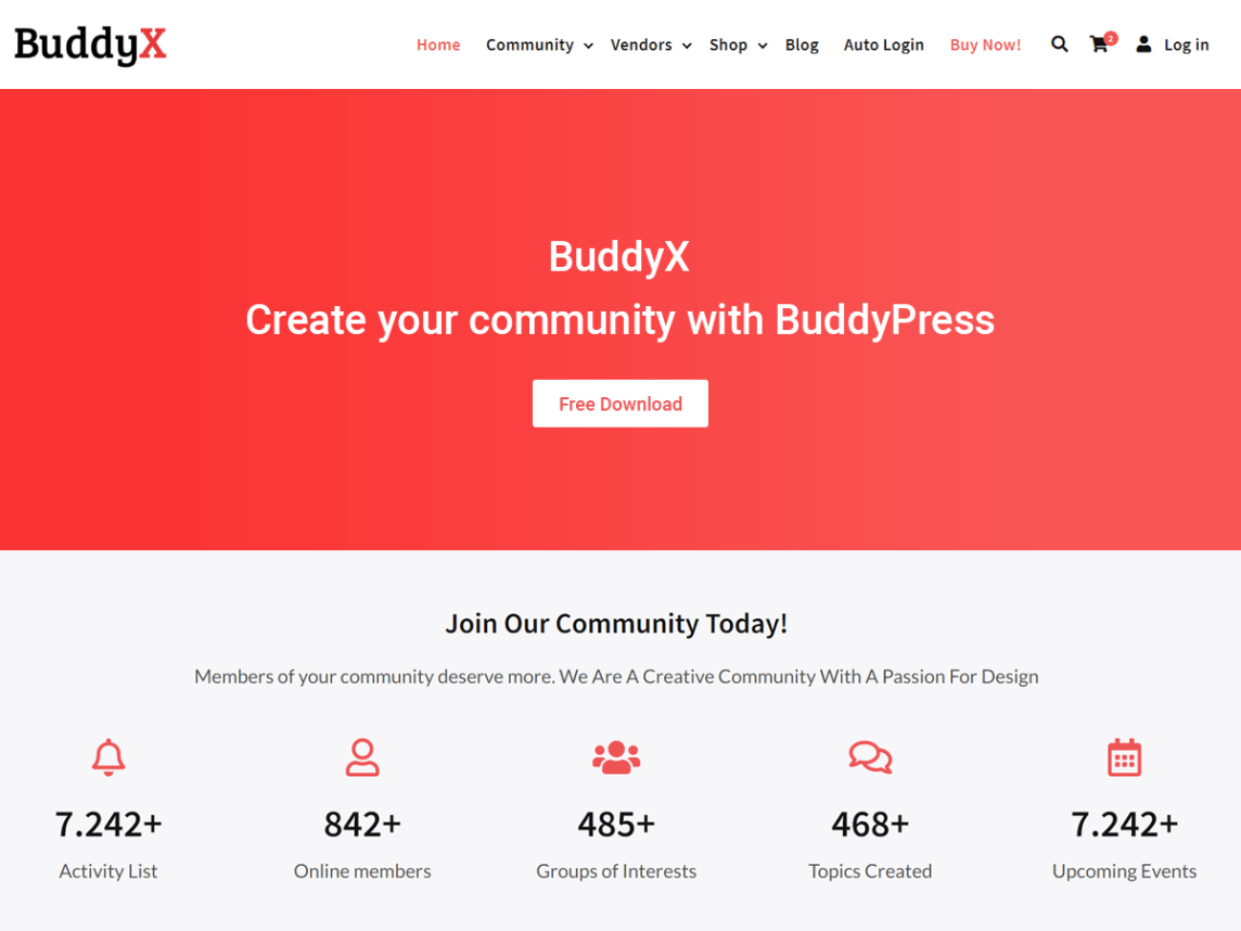 BuddyX Create Your Community