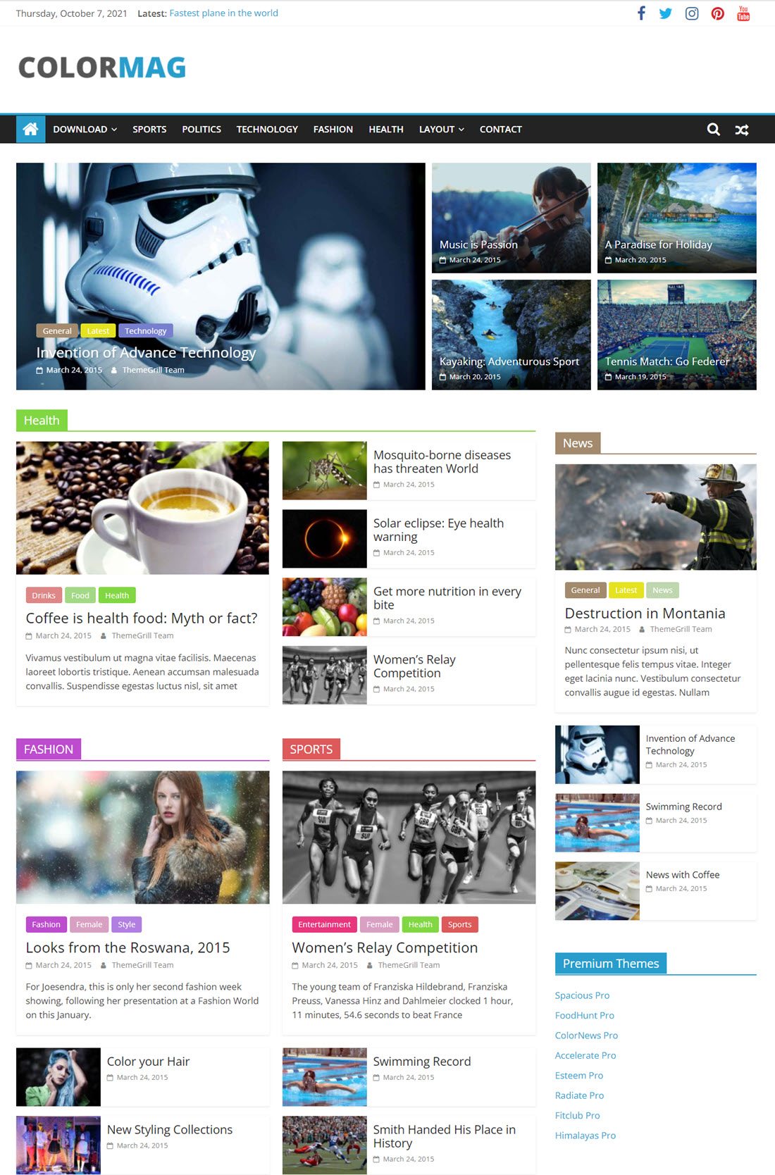 ColorMag Theme For WordPress ScreenShot