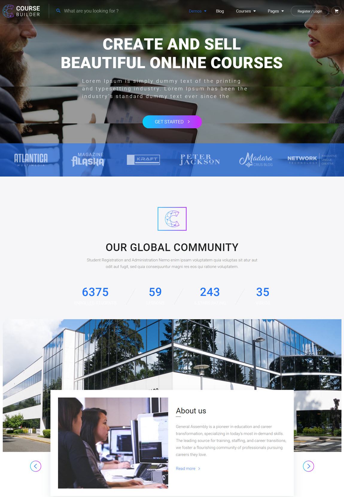 CorpTrain Corporate Training WordPress Theme