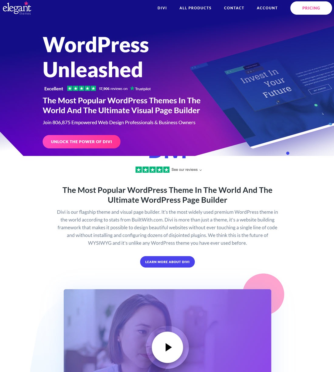 DIVI The Most Popular WordPress Theme In The World