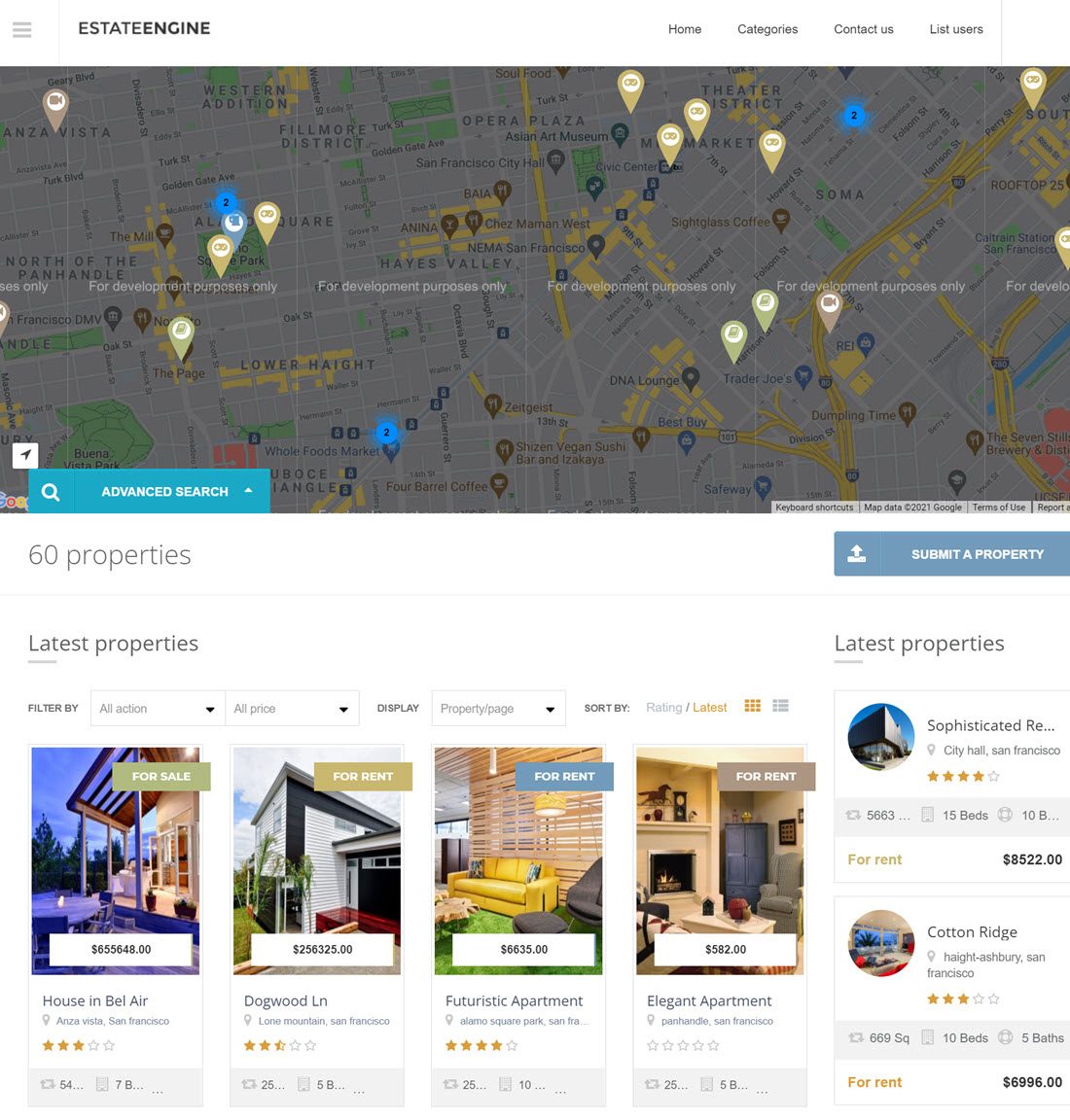 EstateEngine Real Estate WordPress Themes Demo