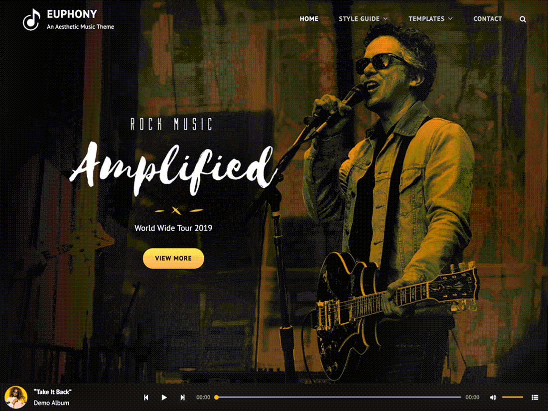 Euphony Theme For WordPress Screenshot