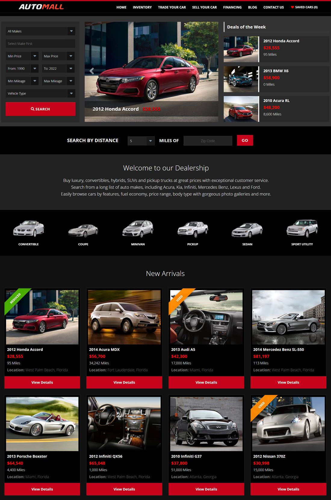 Gorilla Themes Car Dealer WordPress Themes Demo