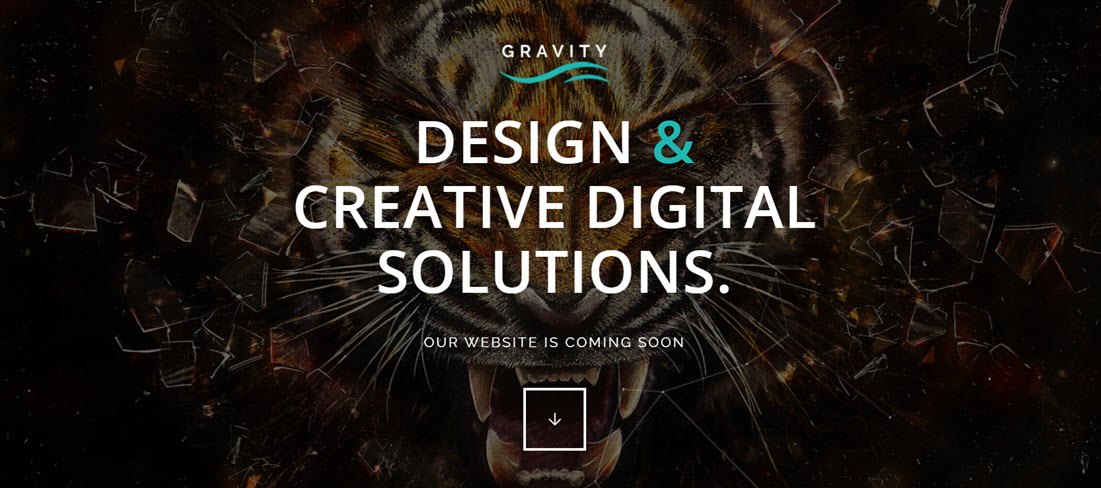 Gravity Multi-Purpose Coming Soon Theme Screenshot