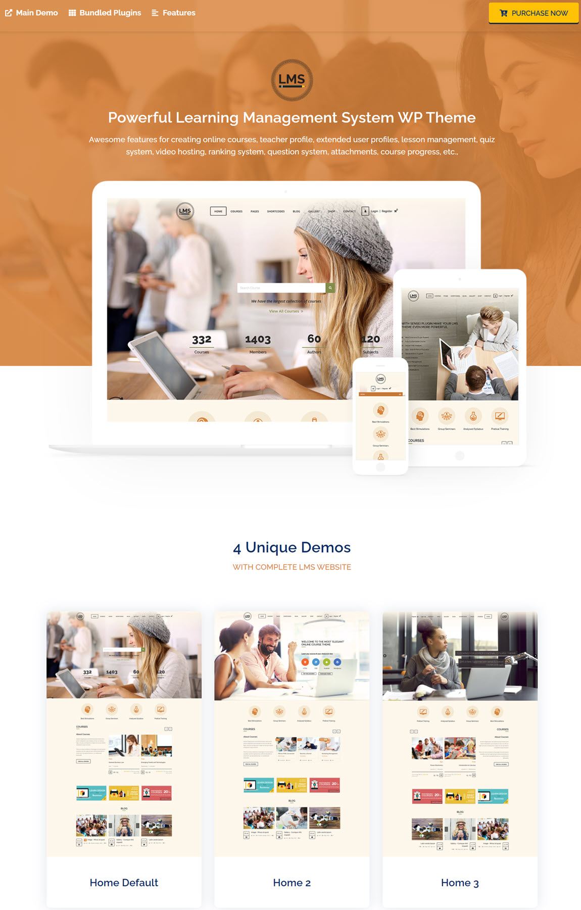 LMS WordPress Theme