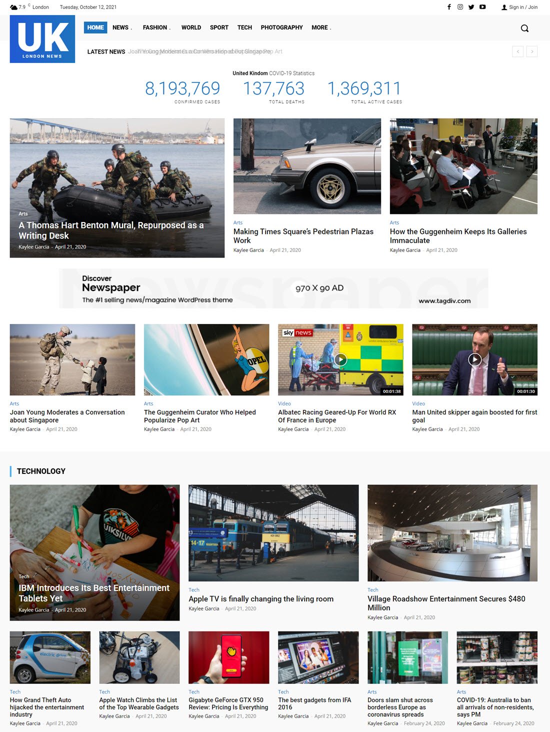 Newspaper News & WooCommerce WordPress Theme Demo