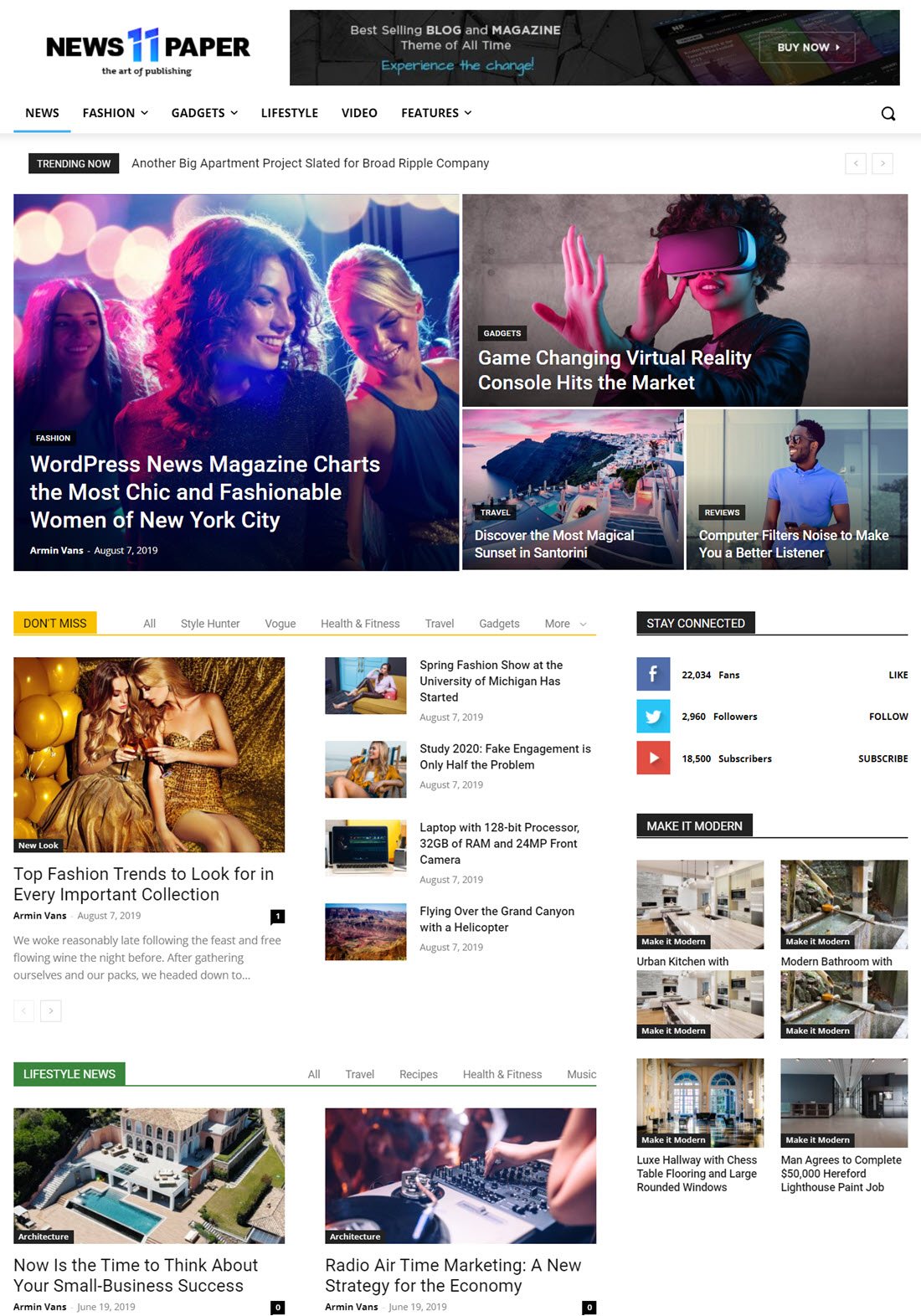 Newspaper News & WooCommerce WordPress Theme Screenshot