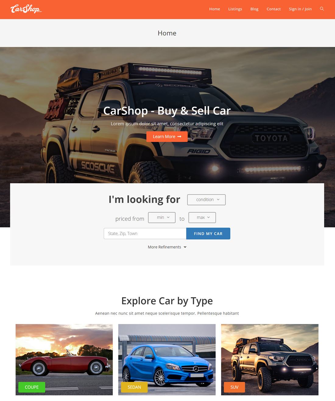 OceanWP Car Repair WordPress Themes Demo