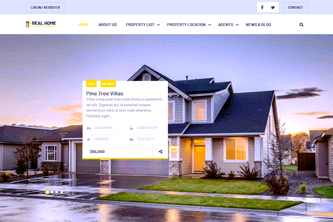 Real Home Theme For WordPress Demo