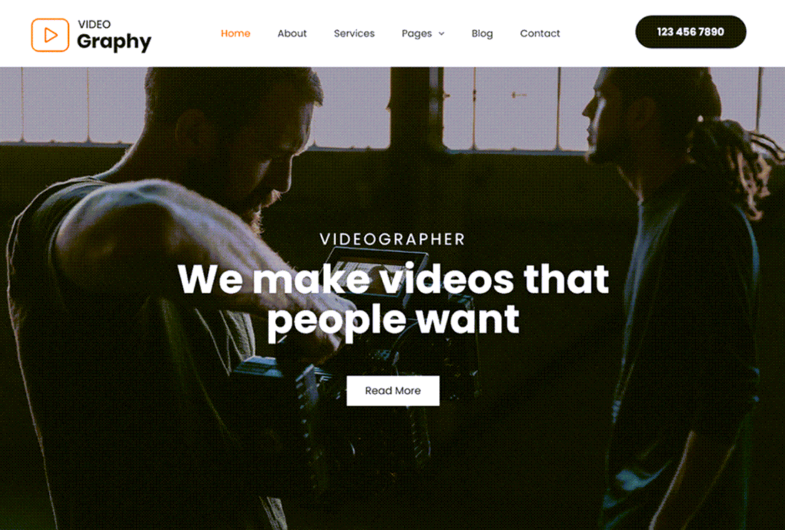 SKT Videography Video WordPress Themes Demo