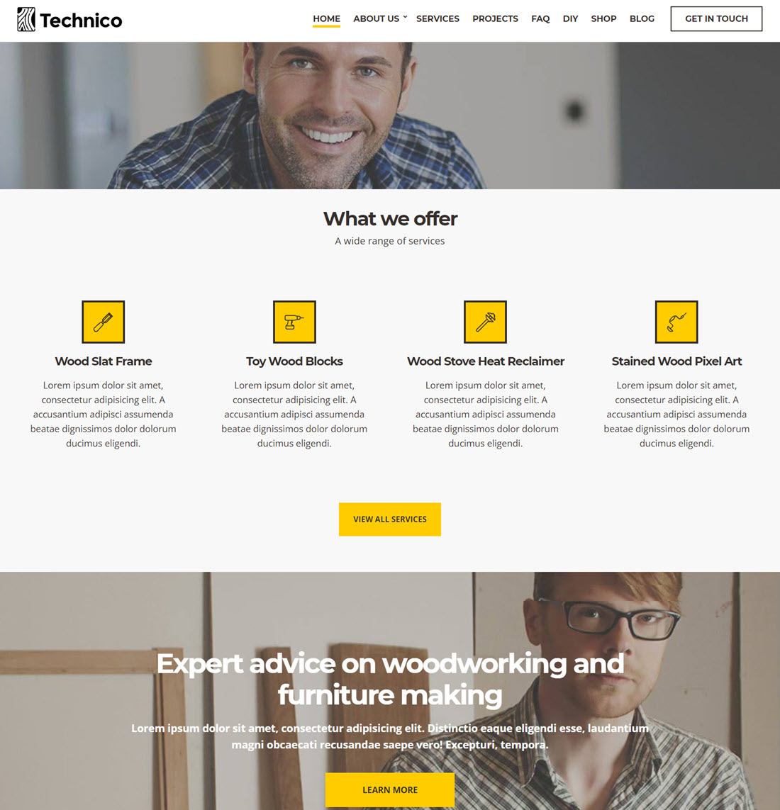 Technico Car Repair WordPress Themes Demo