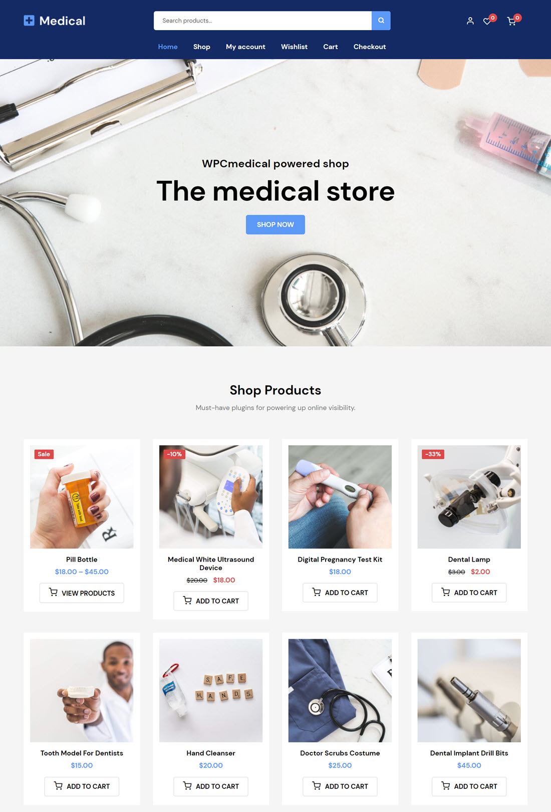 WPCmedical Health & Medical Theme For WordPress Screenshot