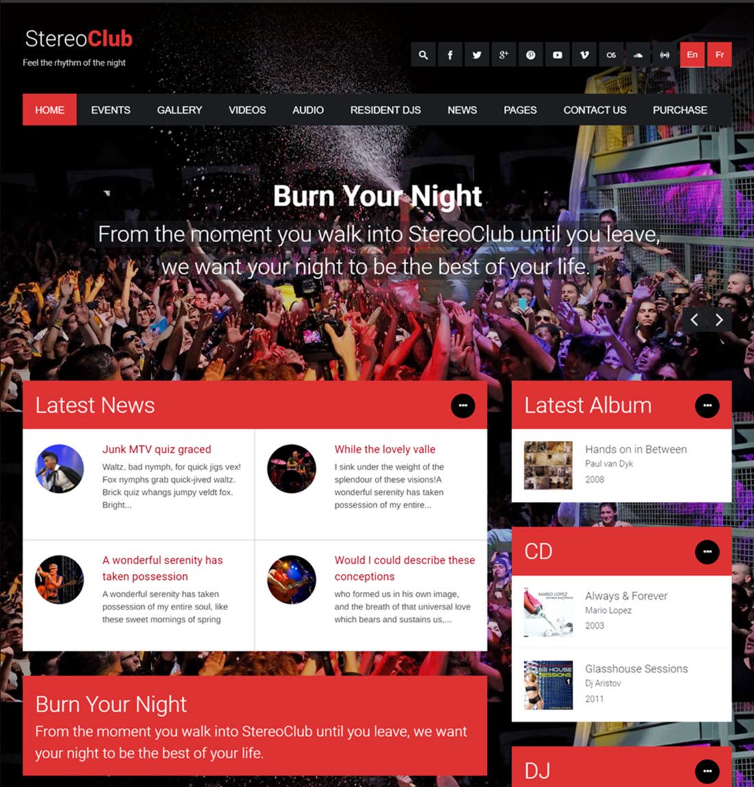 WPLook WordPress Music Theme Demo