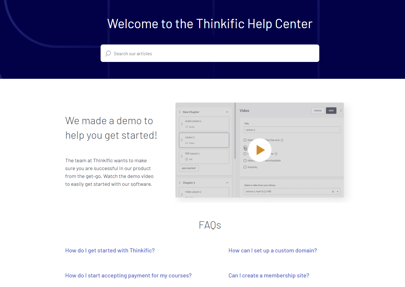 thinkific help center