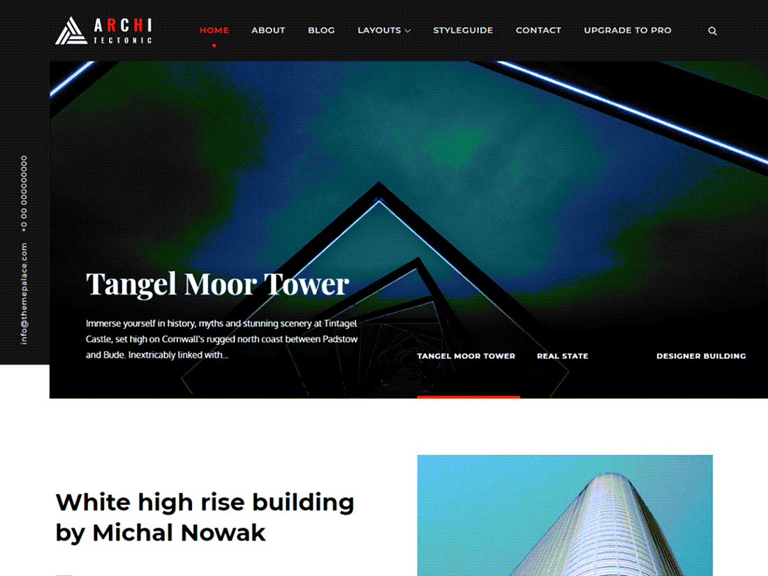 Architectonic Architect WordPress Theme Screenshot