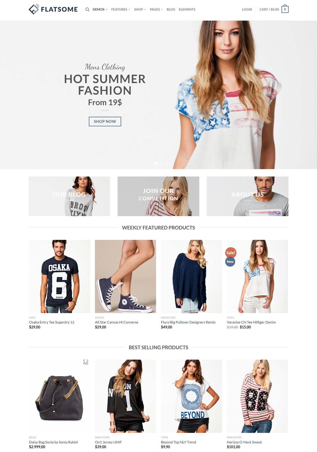 Flatsome Multi-Purpose Responsive WooCommerce Theme Example