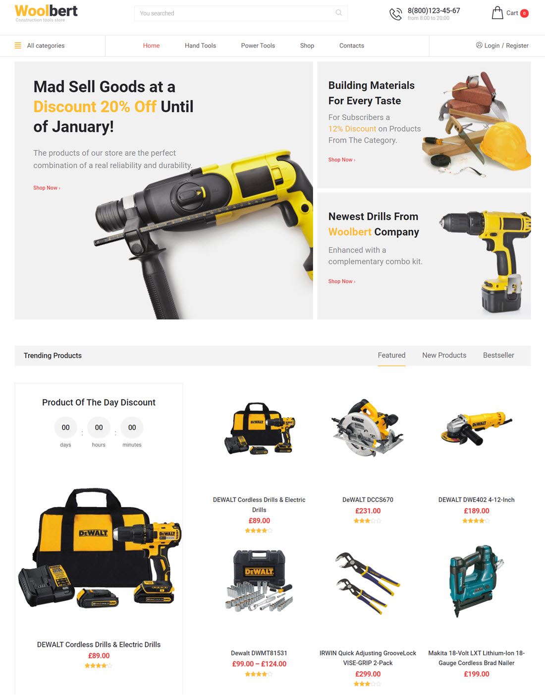 Monstroid2 eCommerce WordPress Theme Demo