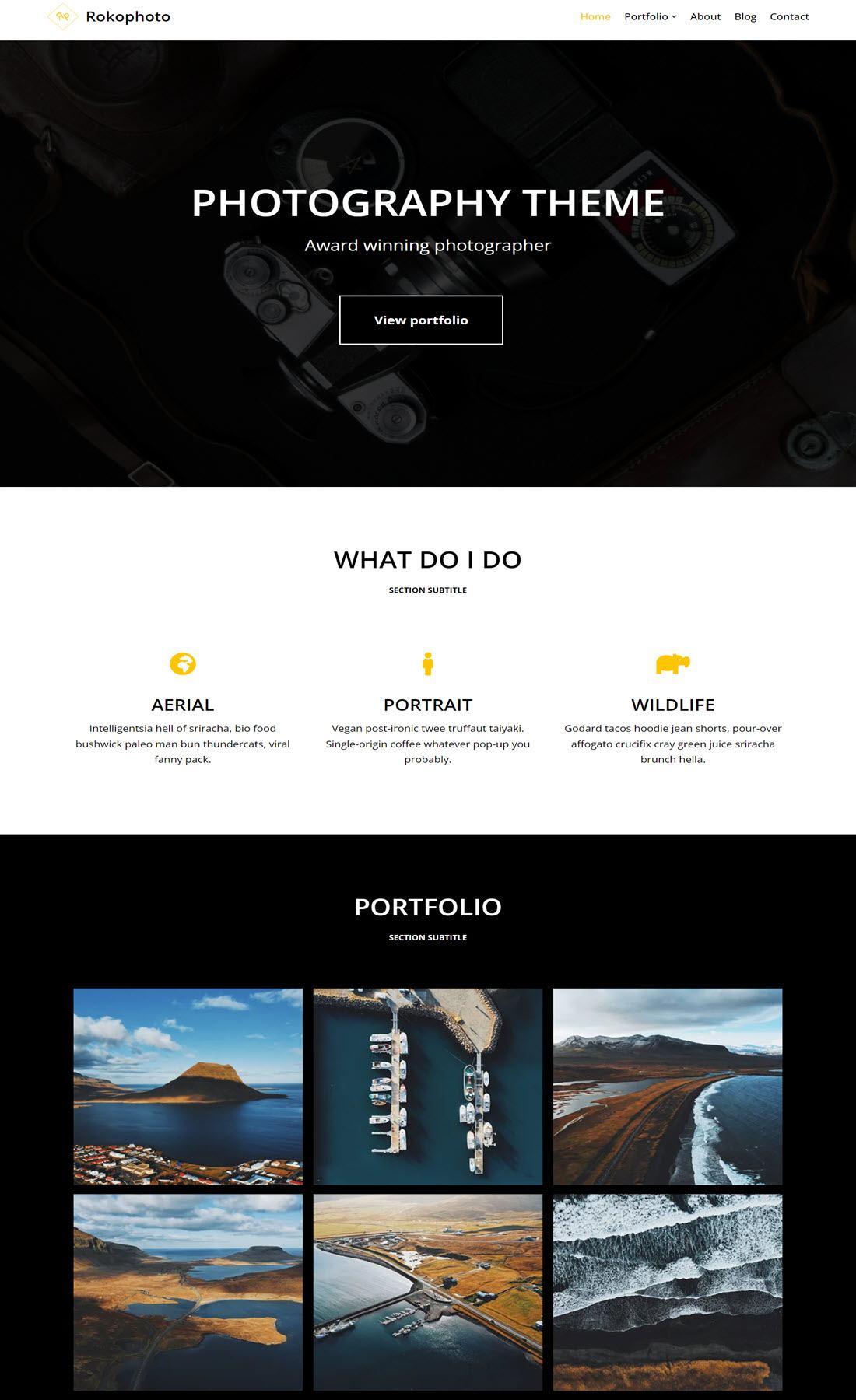 Neve Photography WordPress Themes Screenshot