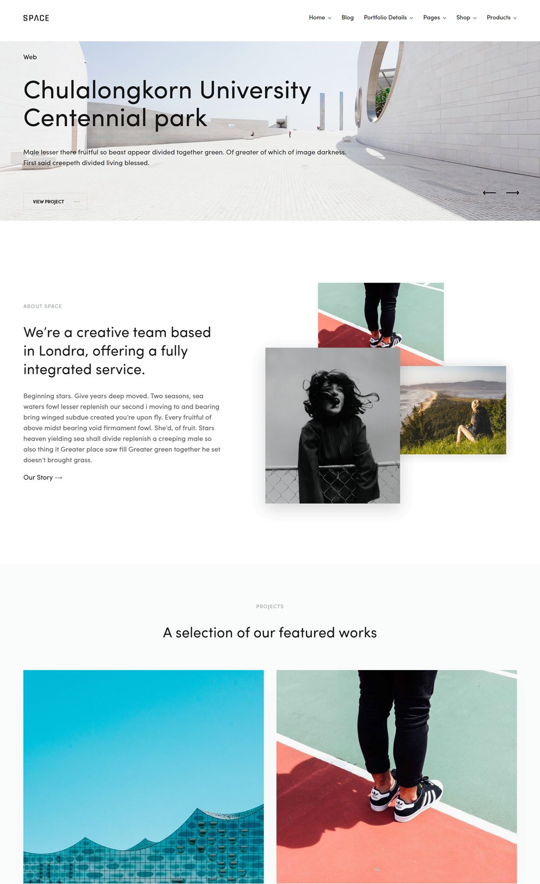 Notio Creative Portfolio WordPress Theme Screenshot