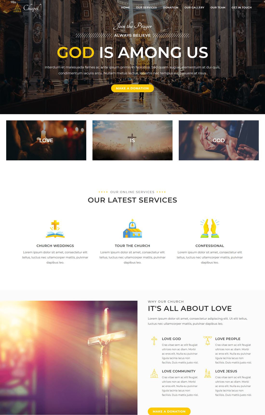 OceanWP Church WordPress Themes Screenshot