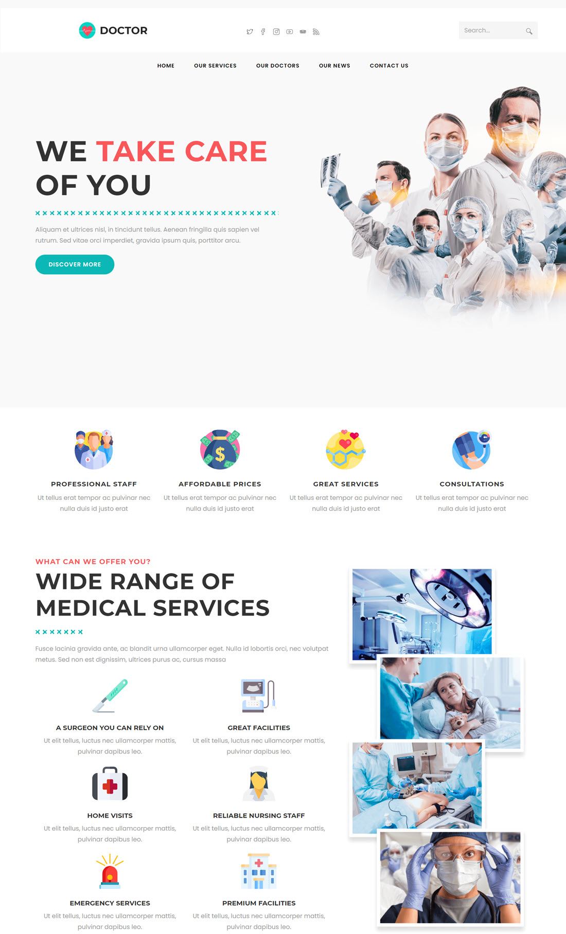 OceanWP Dental WordPress Themes Example