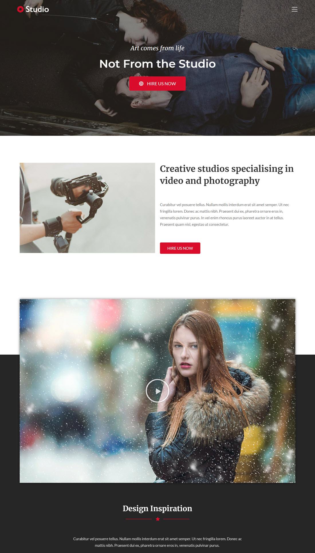 OceanWP Model Agency WordPress Themes Screenshot