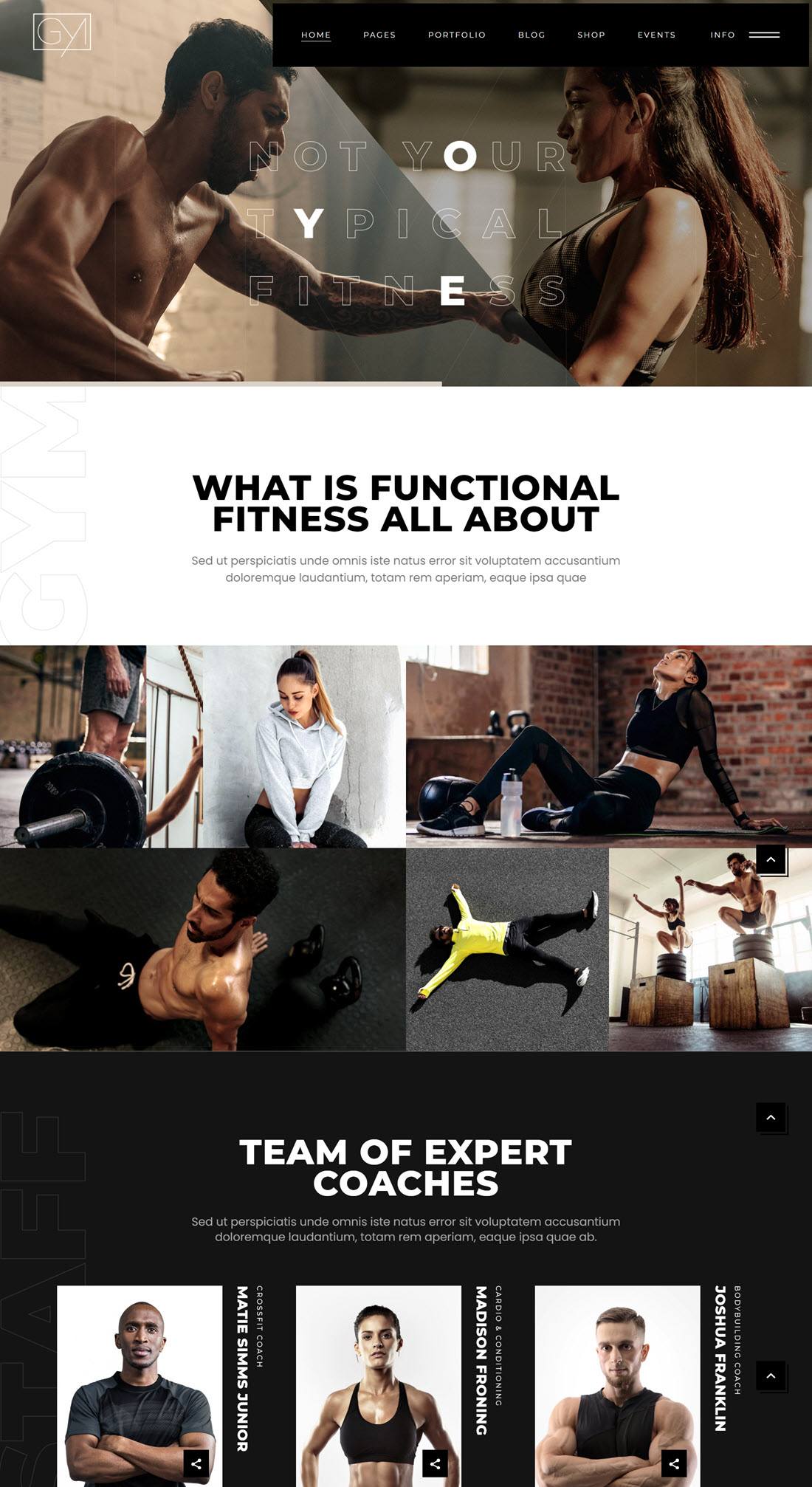 Powerlift Fitness and Gym WordPress Theme Screenshot