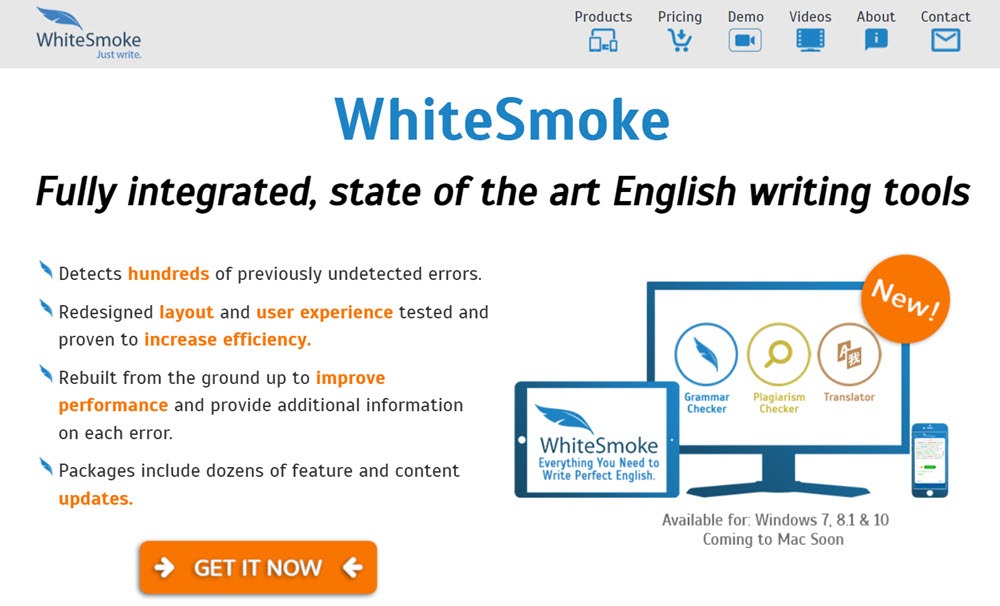 WhiteSmoke Grammar Checker Tools Demo