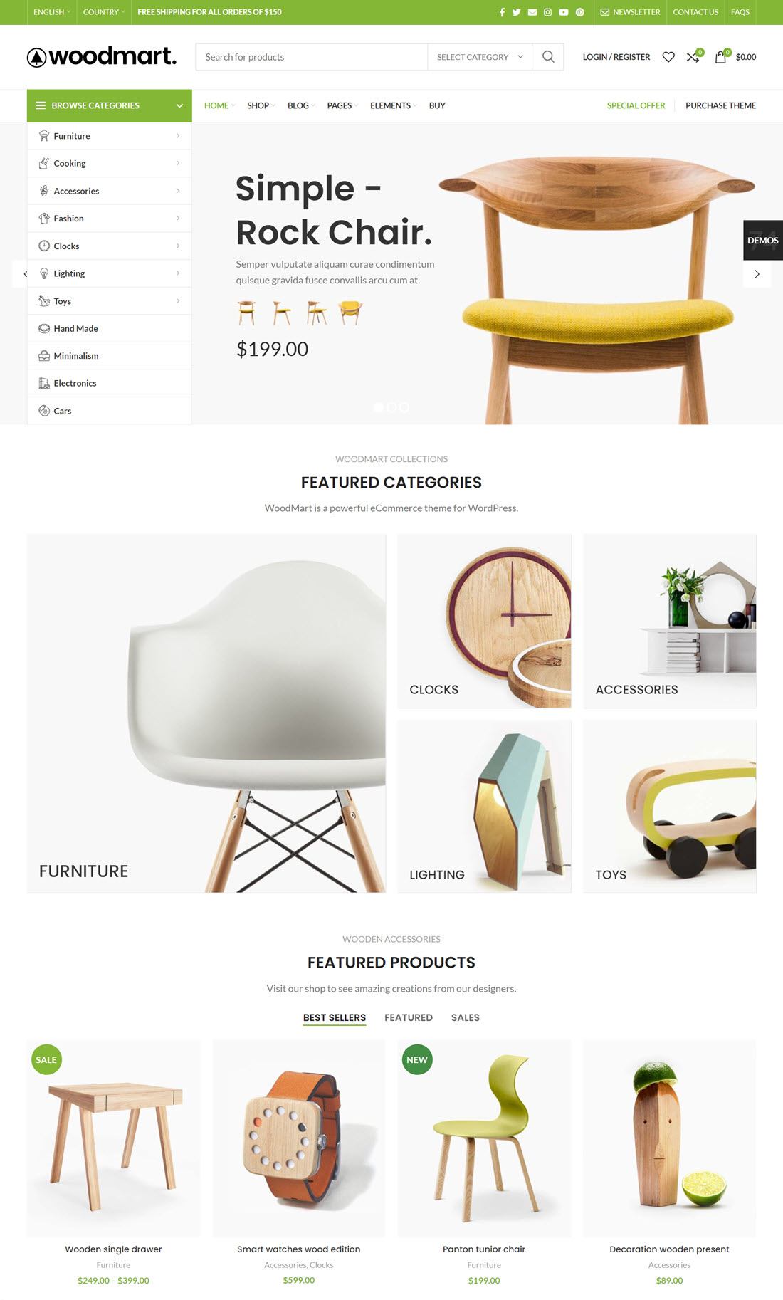 WoodMart Multipurpose WooCommerce Theme Example