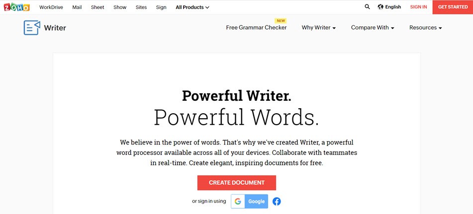Zoho Grammar Checker Tools Demo