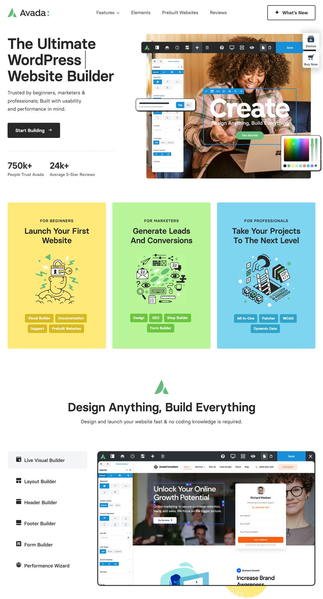 Avada Website Builder For WordPress & WooCommerce Screenshot