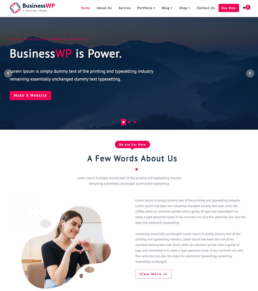 Businesswp WordPress Themes Demo