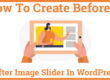 How To Create Before After Image Slider In WordPress