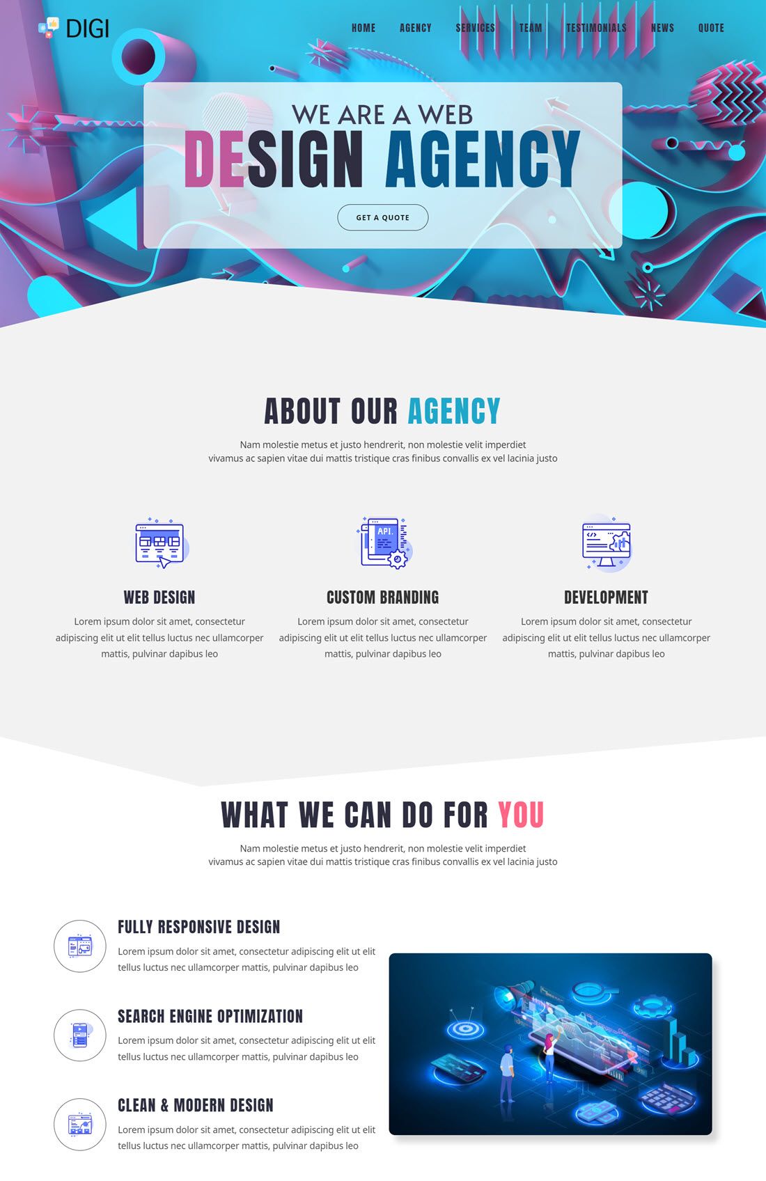 OceanWP Business WordPress Themes Screenshot