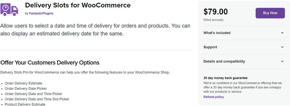 Delivery Slots for WooCommerce