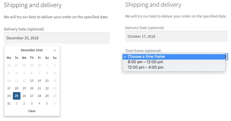 Order Delivery for WooCommerce Shipping And Delivery Option