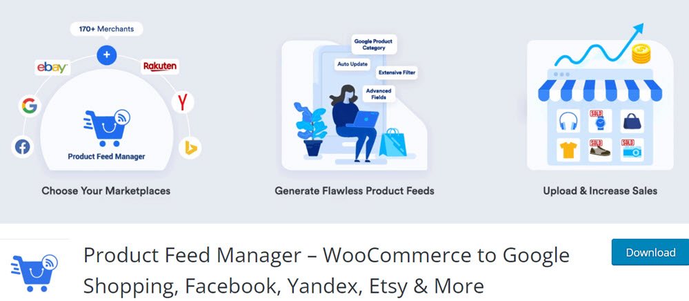 Product Feed Manager – WooCommerce to Google Shopping, Facebook, Yandex, Etsy & More