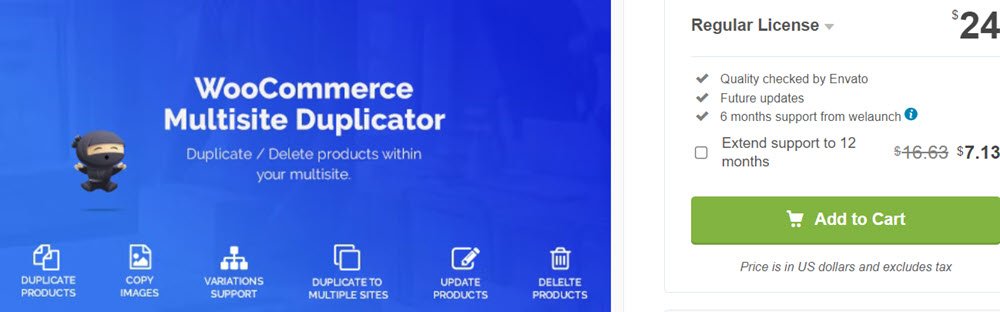 WooCommerce Multisite Duplicator