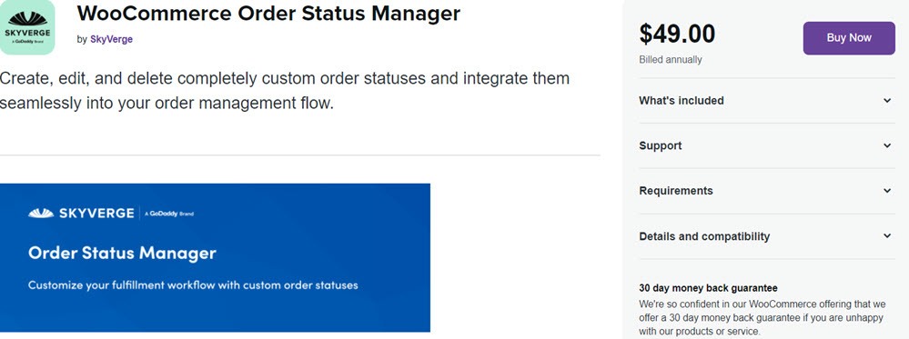 WooCommerce Order Status Manager